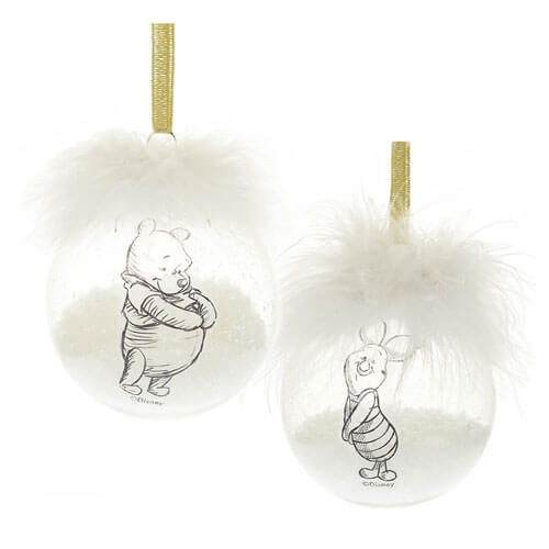 Disney Collectible Christmas Bauble Set (Pooh & Friends)