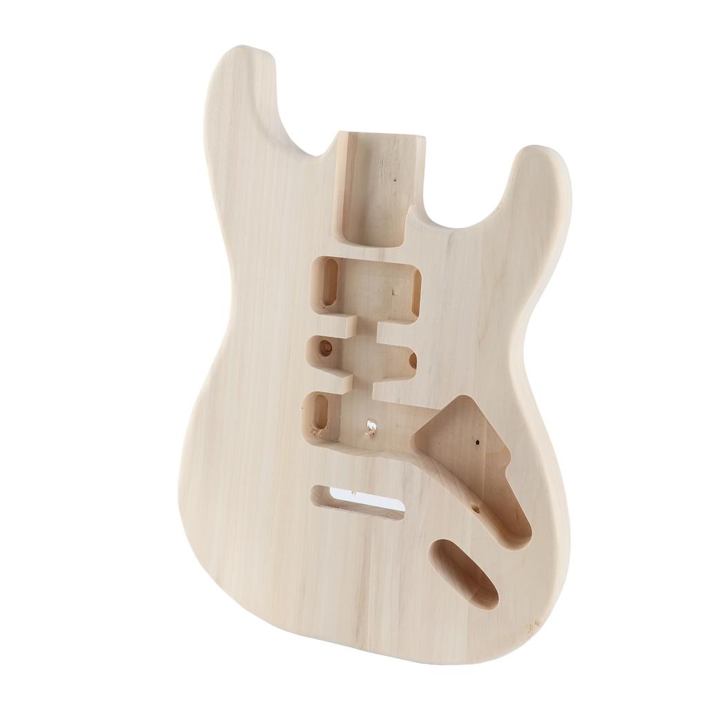 Unfinished Handcrafted Guitar Body Wood Electric Guitar Body Guitar Barrel Replacement Parts