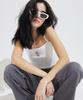 AWESOME STUDIO Crop Top Signature Sleeveless White