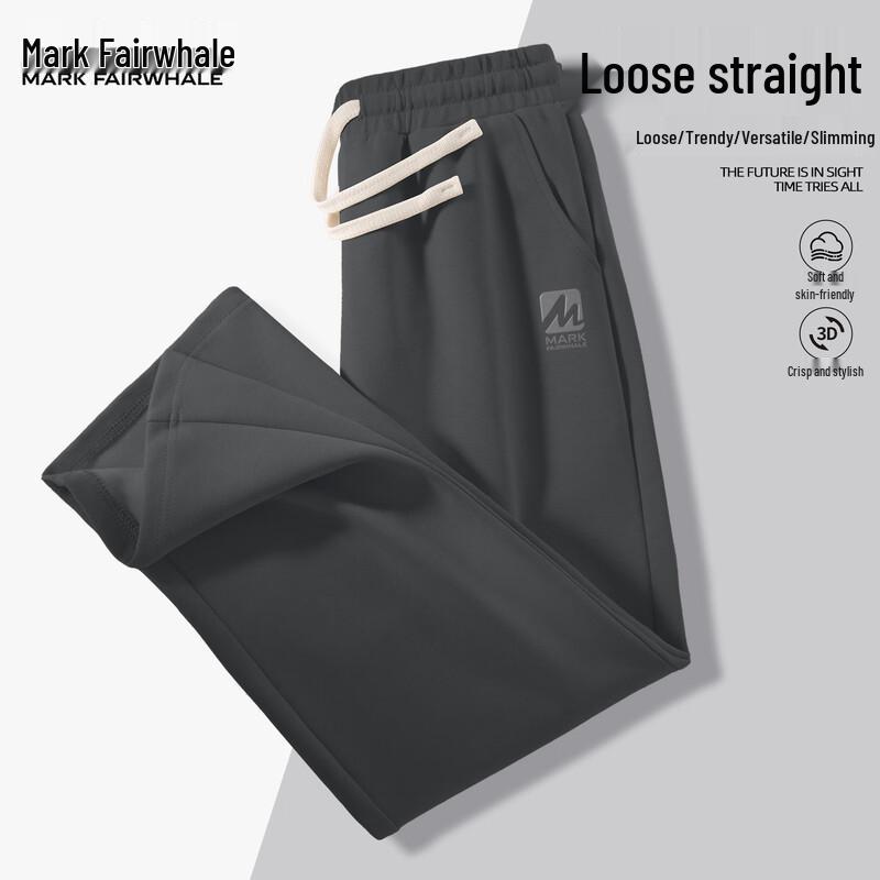 

Mark Fairwhale Men s 2025 Autumn Loose Straight-Leg Casual Pants 2XL