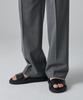 MUSINSA STANDARD Summer Wool Two-Tuck Wide Hidden Elastic Waist Slacks [Medium Gray]