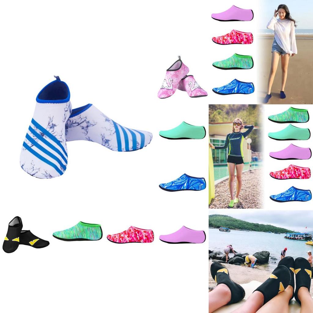 Colorful Non-slip Snorkeling Socks Comfortable Swimming Footwear For Aquatic Adventures