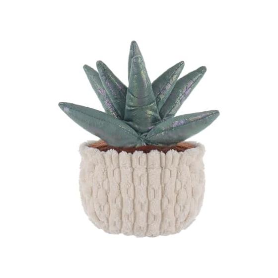 Apricot Lamb Potted Aloe Plush Toy, Soft and Cute, Fluffy Potted Aloe, 21cm