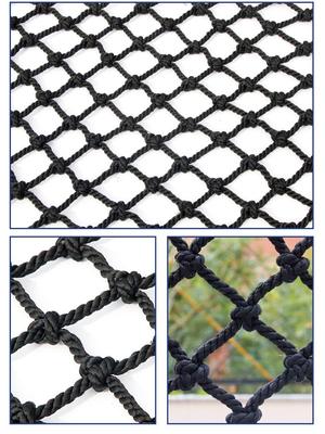 Sicherheitsnetz Nylon Schwarz: Anti-Treppen-, Kletter- und Dekorations-Deckenanwendung