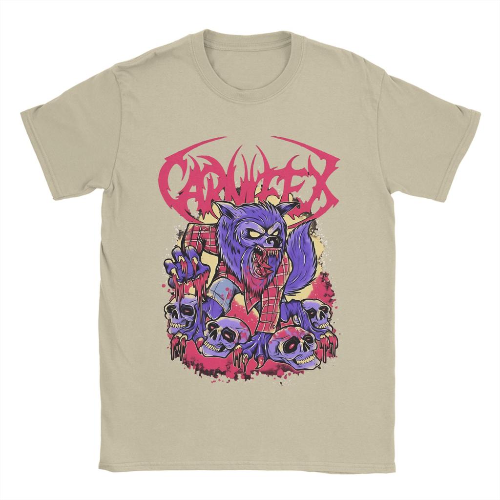 Unisexs TShirts Carnifex Band Rock Metal Carnifex Gift Music Fans Vintage Cotton Tee Shirt Short Sleeve T Shirts O Neck Clothes