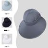 2025 Women's Anti-UV Extra Large Brim Ice Silk Summer Sun Hat, Open Top Outdoor Design