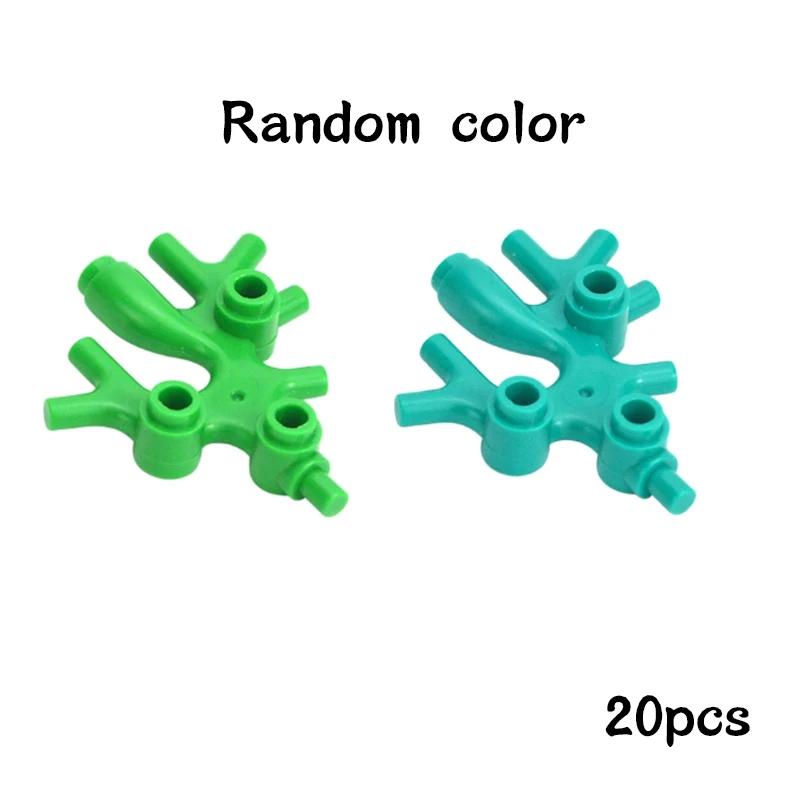 Non-Toxic Moc Building Blocks Plant Bush Tree Flower Grass Diy Buildingparts Creative Bricks 2417 2423 4727 6255 30176 33291 32607 Toys