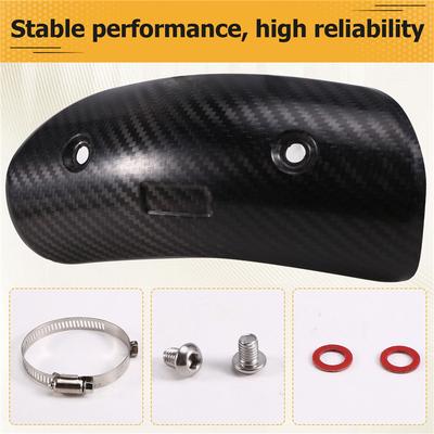 Motorcycle Exhaust Muffler Middle Connection Link Pipe Protector Heat Shield Cover Guard For  Kawasaki Honda