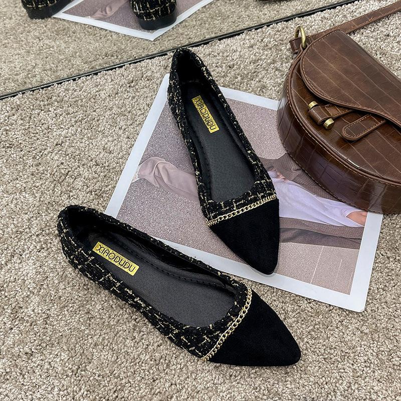 

Women s Bean Shoes Are Lightweight Comfortable Soft Sole Small Leather Shoes Flat Shoes Grandma Shoe Women s Shoe 35 чёрный