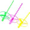 20Set/Bag Colorful Bamboo Dragonfly Plastic Hand Push Flying Toys Kids Birthday Party Favors Guests Treat School Goodie @@