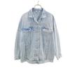 LORRAINE WARDY 80s 90s Made In USA Old Bijoux Denim Jacket S Jeans Women Used