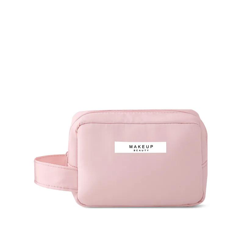 

Ladies Portable Cosmetic Bag Large capacity Travel Washing Bag Three dimensional Makeup Travel Double-layer Waterproof Partition Storage Bag S 16.5*11*7cm