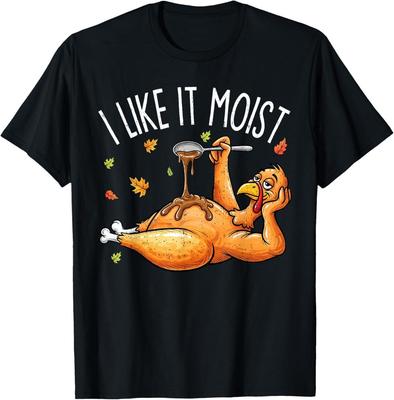 T-shirts de Thanksgiving Turquie pour Hommes Femmes J'aime ça Moelleux T-shirt