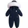 Tuta da Sci Invernale per Bambino con Velluto Interno Tuta Intera per Bambino Salopette per Bambino Abbigliamento Caldo per Bambini Set di Abbigliamento Impermeabile per Bambini 1-5 Anni