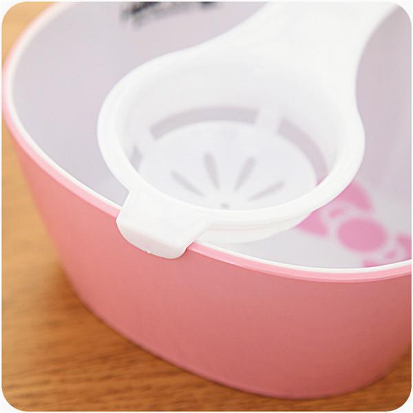 New 1 Pcs Plastic White Yolk Egg Separator Divider Kitchen Accessories Cooking Baking Tool Sifting G