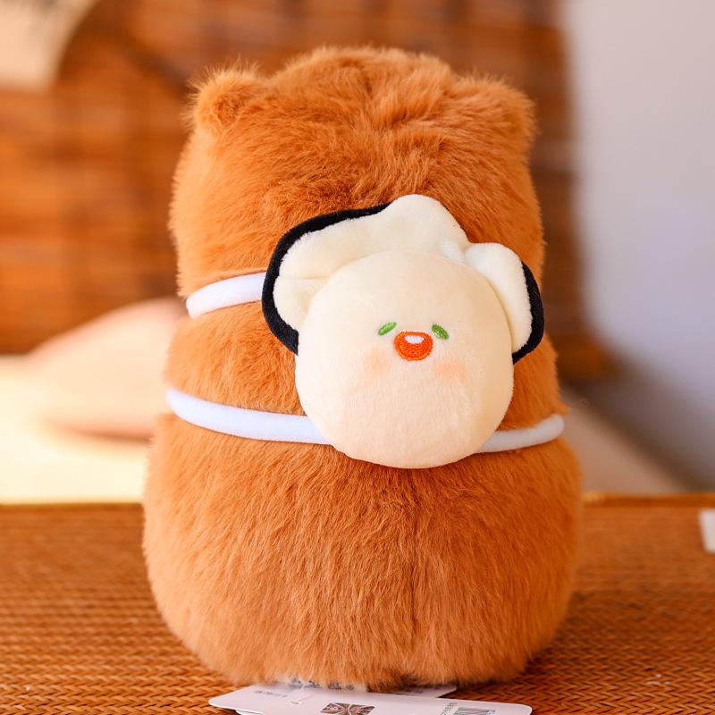 Neuer Snot Bear Kapibara Plüschanhänger Schlüsselanhänger Niedliche Rucksackpuppe Puppe Greifautomat Puppe