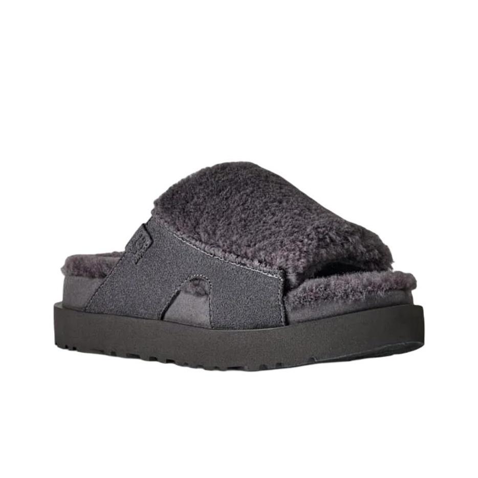 UGG Bayonna Warme und bequeme Pantoletten Damen Schuhe Grau 1174551-OBS