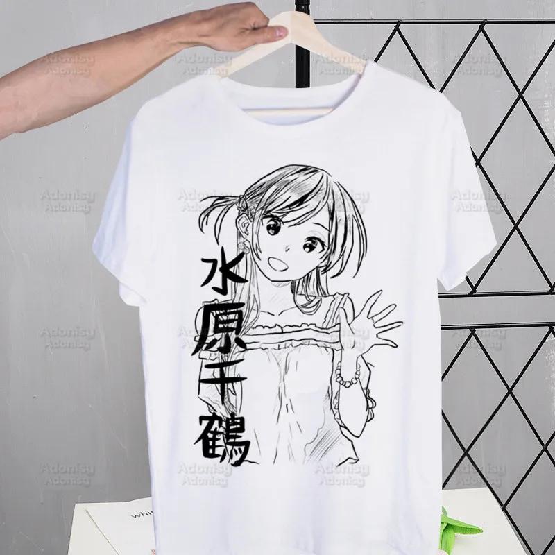 Rent A Girlfriend Chizuru Mizuhara T-shirts Funny Hip Hop Summer Women  Men Tshirts Streetwear Ulzzang Harajuku T-Shirt Shirt