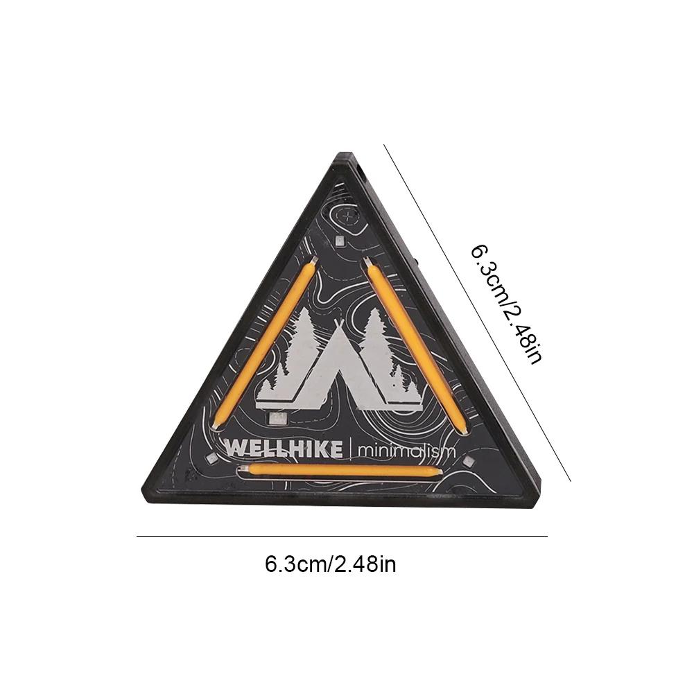 

LED Outdoor Mini Direction Light with 4 Lighting Modes Night Riding Warning Light Type-C Charging Waterproof for Hiking Fishing