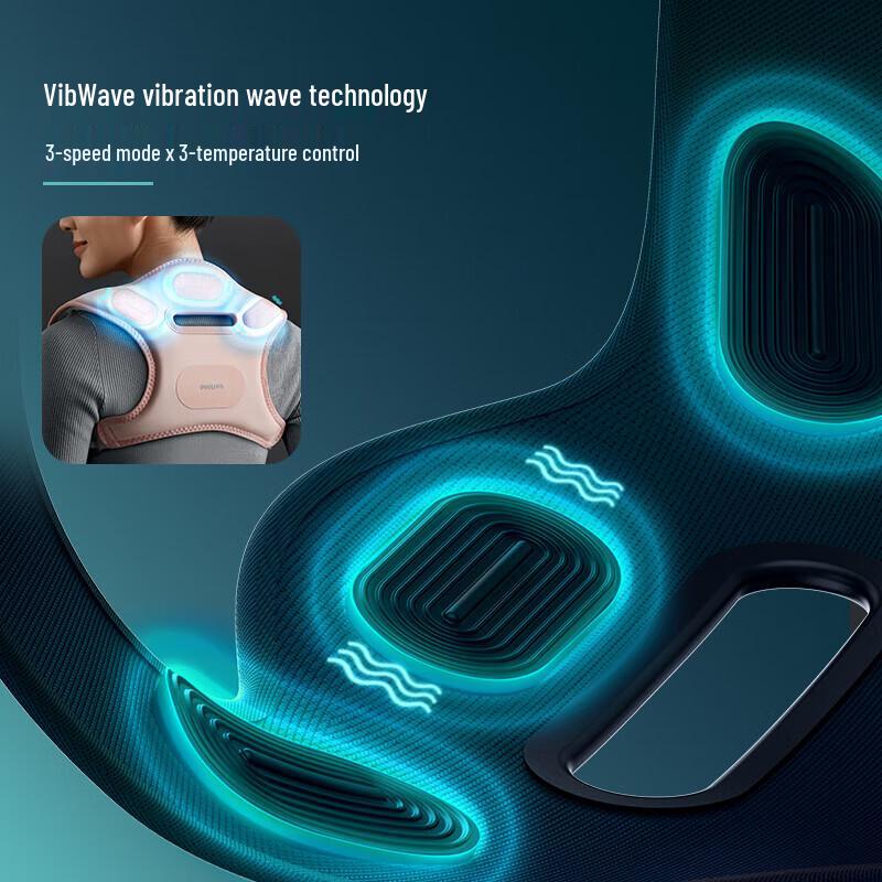 Philips PPM3601B Portable Back and Neck Massager CN plug (adapter included)