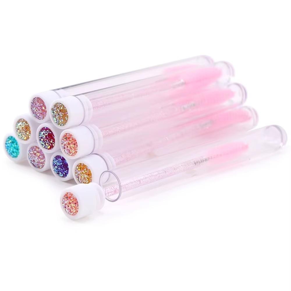 In Tubes Eyelash Brushes Reusable Mascara Wand Portable Eye Lash Brushes  Makeup Tools