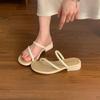 Fashion Slippers Casual Shoes Woman 2025 Pantofle Low Luxury New Summer Rubber Slides Fashion Shoes Slippers Women Summer Slides Low Pan