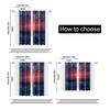 Set Of 2 Filtering Curtains Excluding Rods Non Movable Without Batteries Sunset Sea Use Bedrooms Living Rooms Made Polyester Room Window Treatment