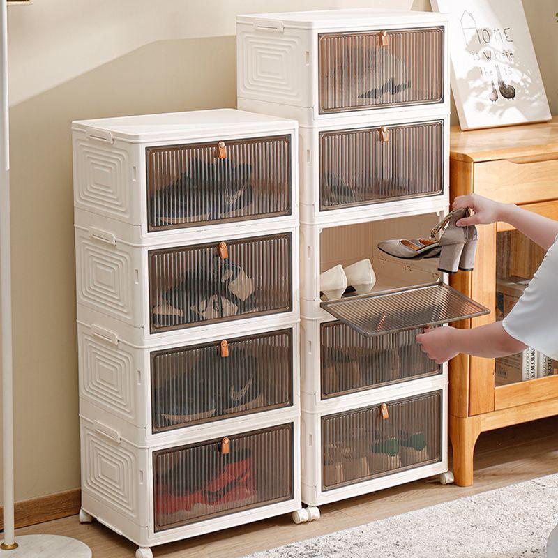 Foldable Drawer and Shoe Storage Cabinet Organizer