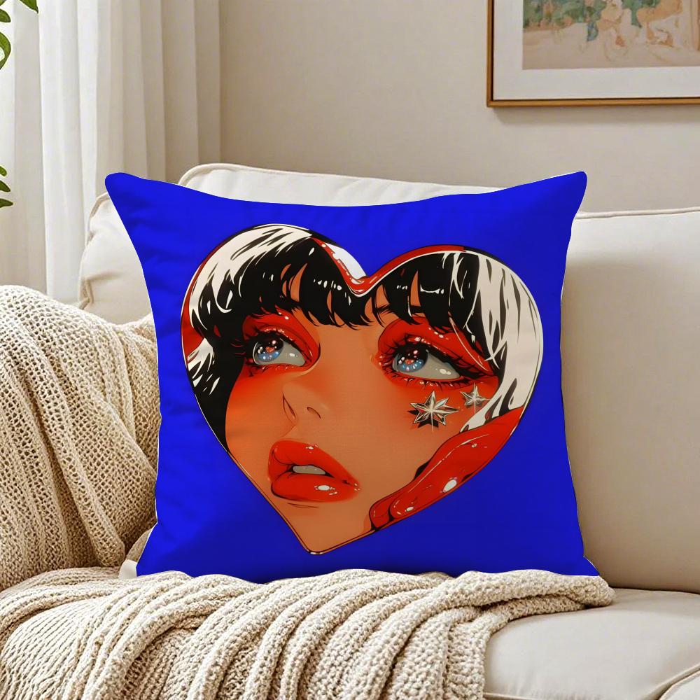 

Love Decoration Warm Volor Style Cushion Cover Pillowcase Antidustmite living Room Sofa Decor Cushion Room 30X30cm