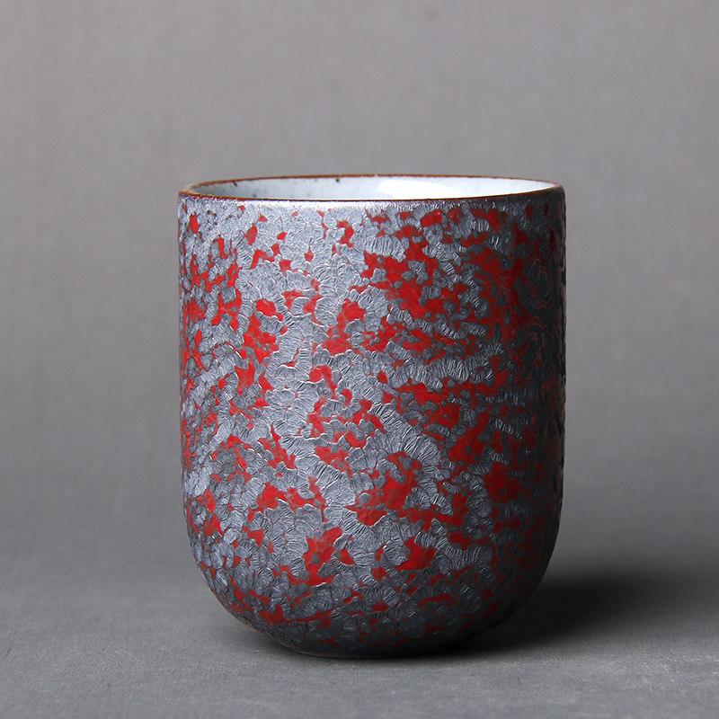 

1pc Kiln Made Coarse Pottery Large Tea Cup Ceramic Tea Cup Chinese Style Personal Tea Cup Kung Fu Teaset Drinking Utensils 6x7cm 120ml