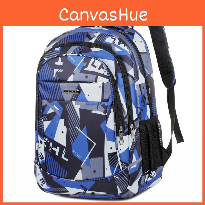 Backpack Waterproof Laptop Oxford Material Spine Support For Students Commute