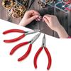 3pcs Mini Needle Nose Flat Round Pliers Wire Cutting Tool Jewelry Processing Pliers