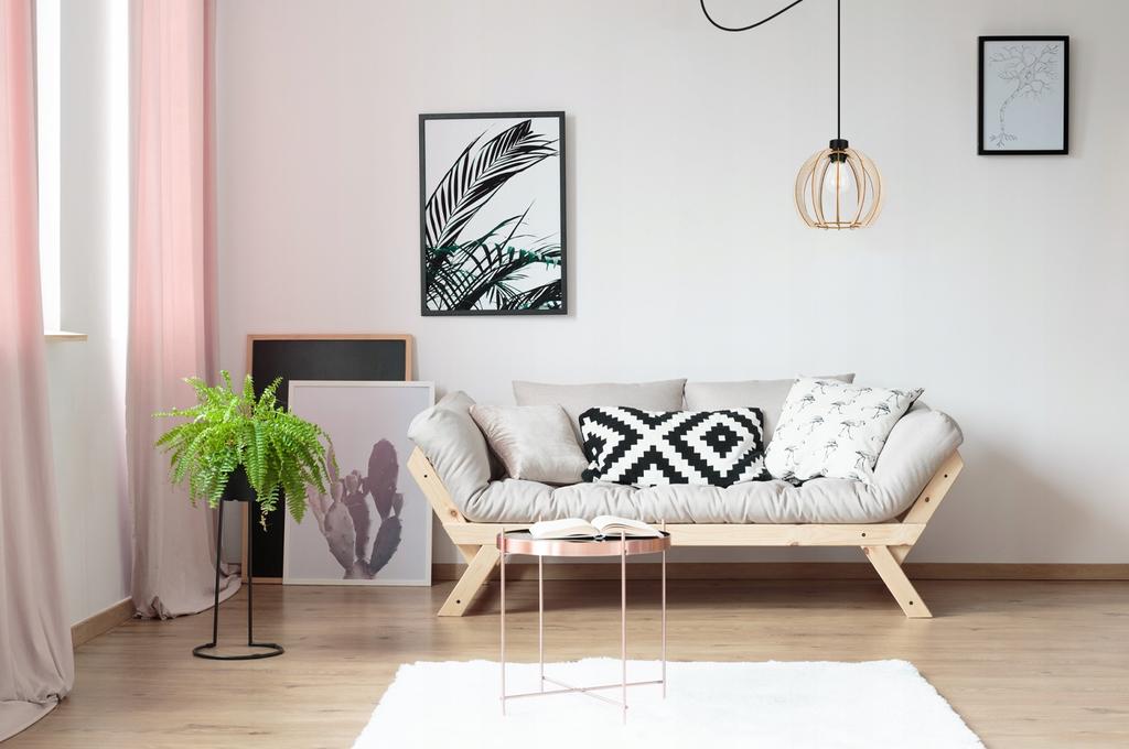 MODERNE HOLZ-LED-DECKENHÄNGELEUCHTE