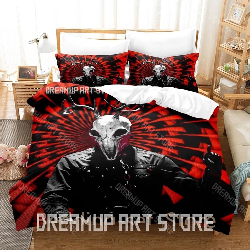 3D Print Svdden Death Bedding Set Single Twin Full Queen King Size Bed Set Adult Bedroom Duvetcover Sets Anime Bed Sheet Se