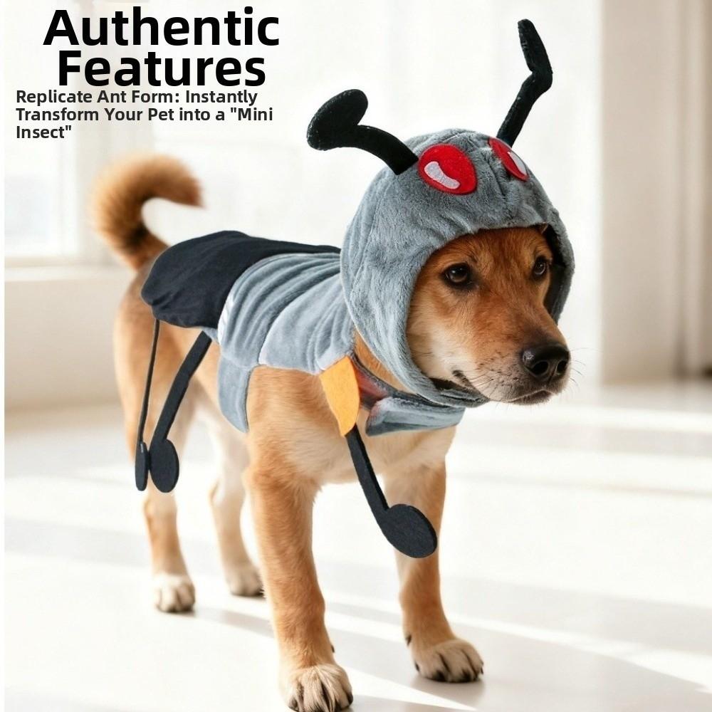 Simulation Dog Transformation Costume Warm Pet Ant Headgear Cat Cosplay Clothes  Cosplay Events