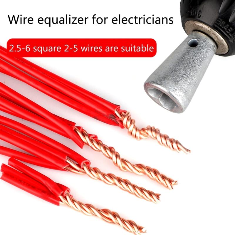 Narzędzie do skręcania przewodów 6mm 3-drożne 5-drożne narzędzie do ściągania izolacji z przewodów złączka do przewodów ściągacz izolacji do kabli elektrycznych