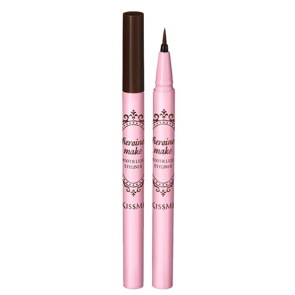Kiss Me Heroine Make Smooth Liquid Eyeliner N 0.4ml, Brown, 1 Pc.
