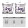 Letter From Daughter To My Mom Square Pillow Cases Mother's Day Cushion Covers Novelty Decorative Pillowcase for Home 18"x18"