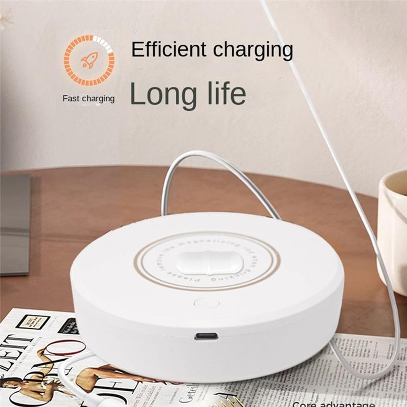 A74U Compact Magnetic Stirrer, Mini Automatic Beverage Mixer, USB-C Rechargeable, Suitable For Glass & Cups