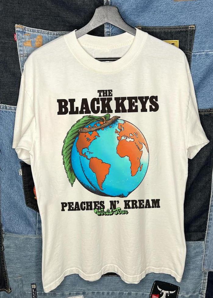 Inspired Hot The Black Keys Band World Tour White S to 5XL T-Shirt SG933 S разноцветный