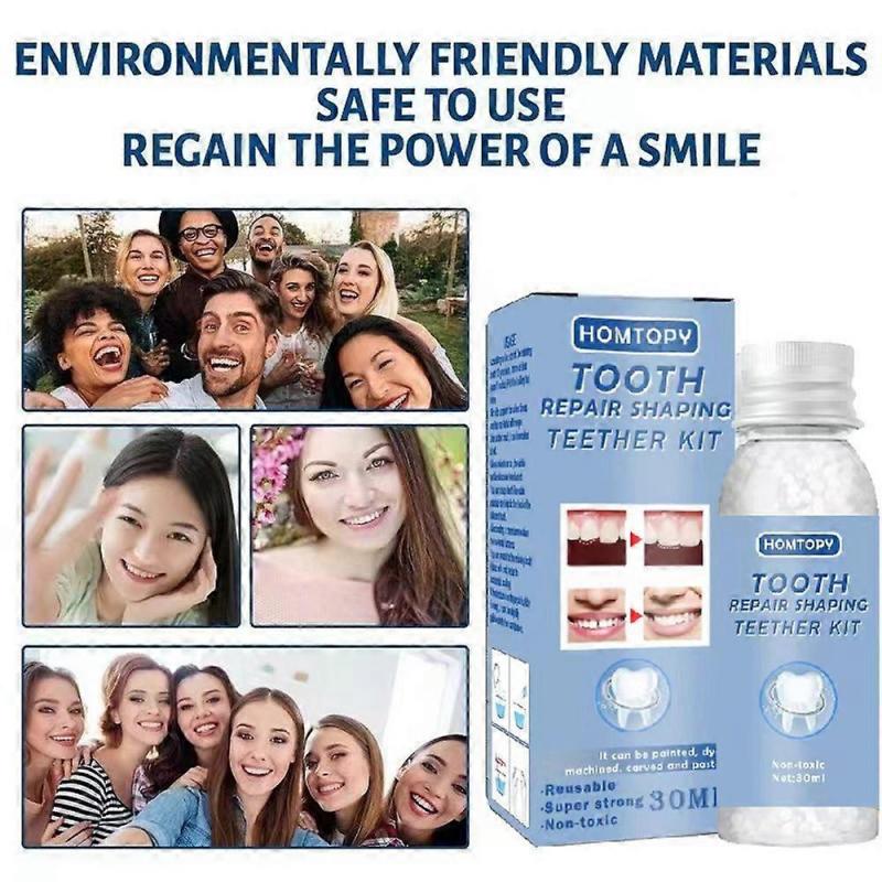 1-3pcs Strong Tooth Repair Permanent Dental Cement Cavity Tooth Filling Best Kit