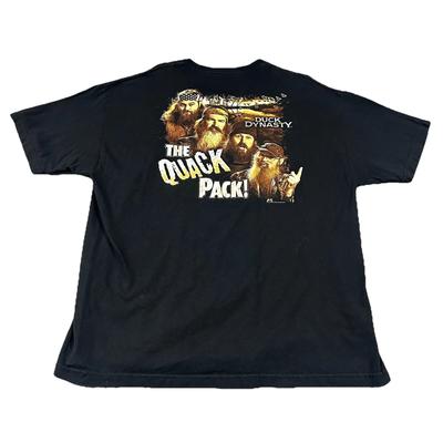 Duck Dynasty T-Shirt Herren 2XL Schwarzes Grafik-T-Shirt Biker 2013 TV-Show Promo A&E