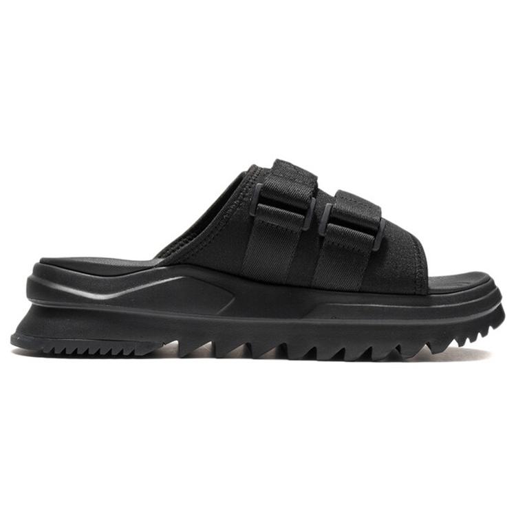 New LiNing CF Tracing Rubber Sole Quiet Slide Slippers Women's Black AGAS012-2