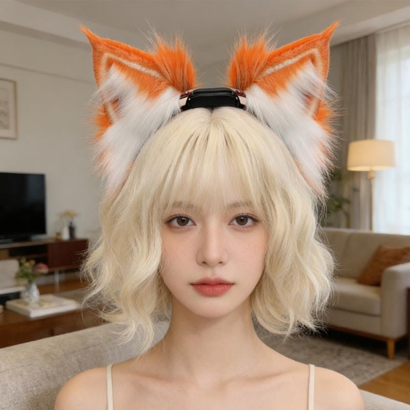 Lynx Ear Headband Sweet Girls Dynamic Ear Cosplay Beast Ears Fursuit Masquerades Halloween Cosplay Party