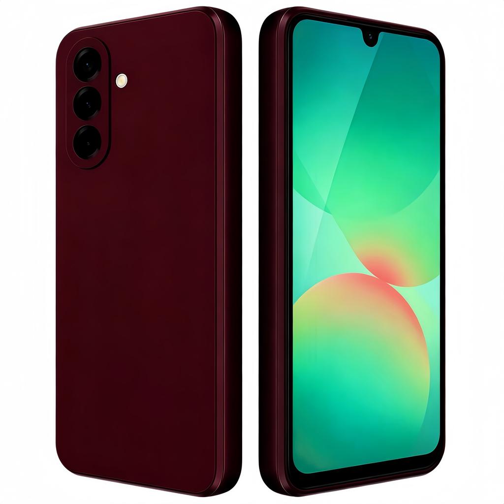 Noble Fashion Solid Colour Shockproof Protective Liquid Silicone Case For Samsung Galaxy A26