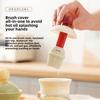 Practical 2-in-1 Oil Brush Bottle Oil Pot Sauce Vinegar Bottle Silicone Oil Brush Temperature Resistant Oil Bottle