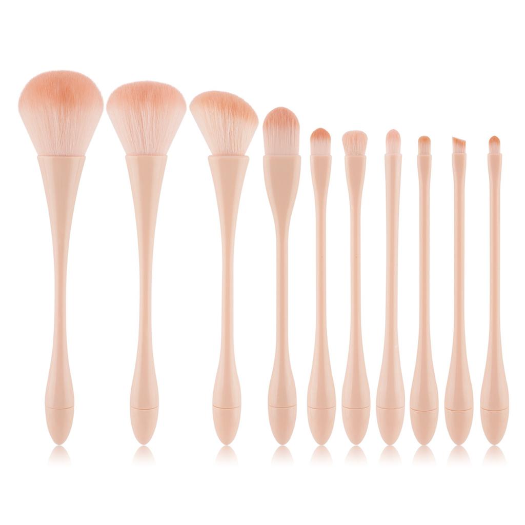 New Product 10 Small Waist Makeup Brush Set, Recommended by Beginners, the Brushes Do Not Lose Hair and Do Not Eat Powder Beauty Tools
