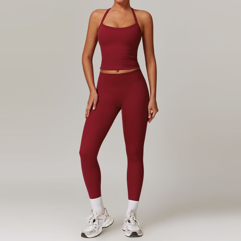Guangzhou Zechuang Clothing Co., Ltd. European and American Tight Sanding Yoga Suit Quick-Drying Workout Clothes Winter Outdoor