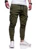 Autumn & Winter 3D Pocket Skinny Joggers with Elastic Drawstring