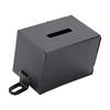 Motorcycle Battery Box Black Iron Battery Holder Carrying Case for ATV Quad Motorbike Dirt Bike